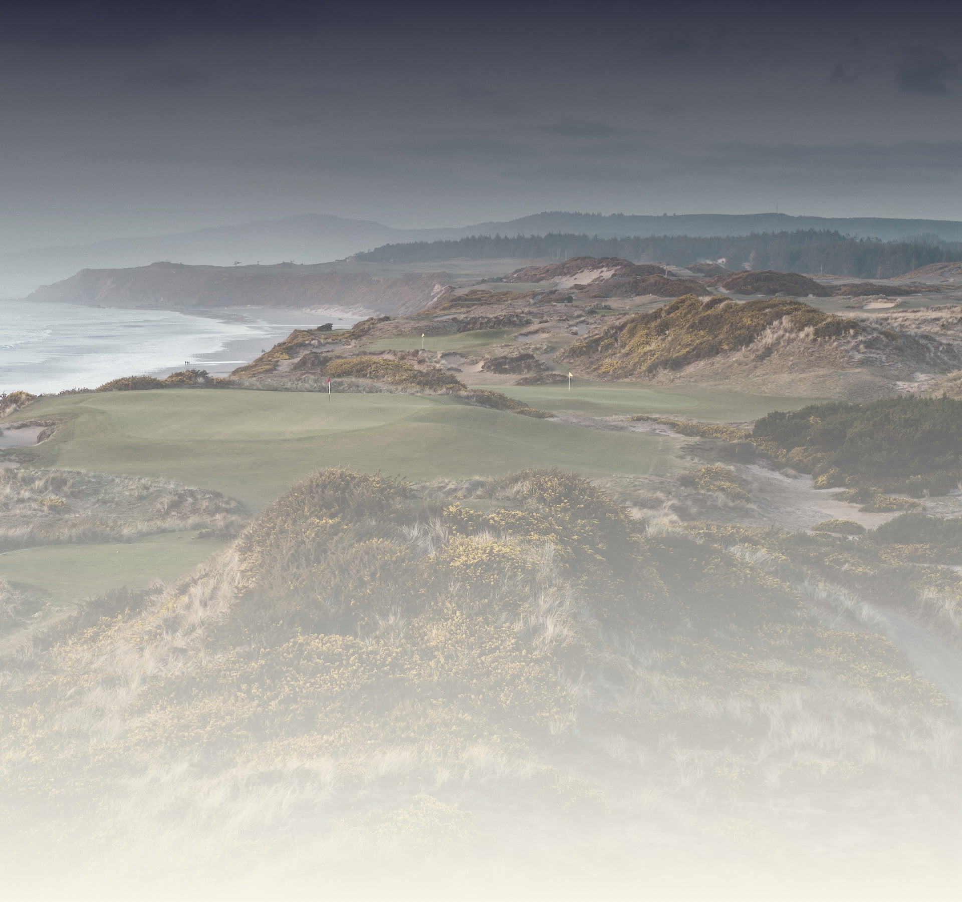 Aerial view of Bandon Dunes