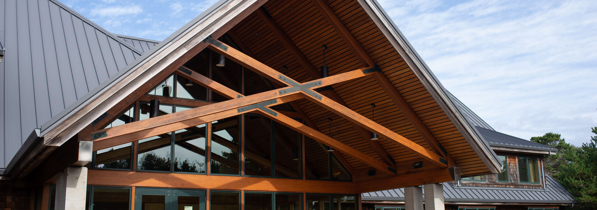 The welcoming entrance at The Inn